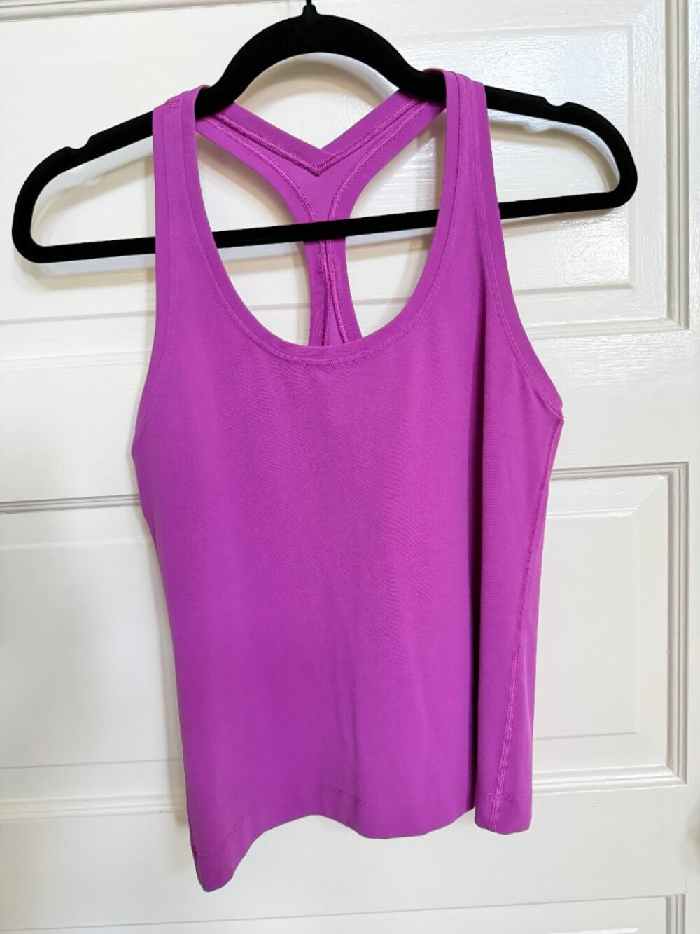 Lululemon Cool Racerback Short Tank Top Nulu - Vivid Plum - Size 8